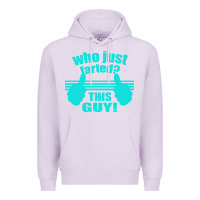 Lilac Who Just Farted This Guy Premium Hoodie - Bettercallsaul
