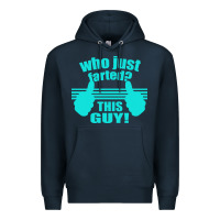 Navy Who Just Farted This Guy Premium Hoodie - Bettercallsaul