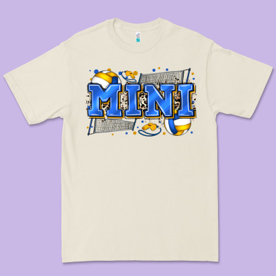 Mini Volleyball Premium Tee Designed By Zillion Design Studio