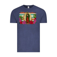 Vintage Denim western our lady of guadalupe Vintage Tee - JahusDesignShop