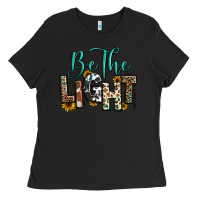 Black be the light matthew 5 14 Ladies Tee - RanaPortraitStore