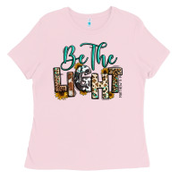 Bubblegum Pink be the light matthew 5 14 Ladies Tee - RanaPortraitStore