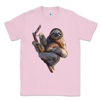 Bubblegum Pink Sloth Classic Tee - LillyAllenDesigns