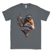 Charcoal Heather Sloth Classic Tee - LillyAllenDesigns
