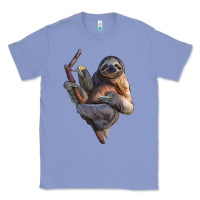 Colony Blue Sloth Classic Tee - LillyAllenDesigns