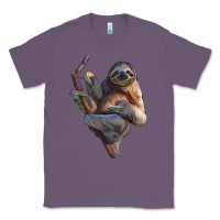 Lavender Sloth Classic Tee - LillyAllenDesigns