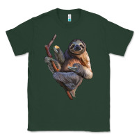 Sports Green Sloth Classic Tee - LillyAllenDesigns