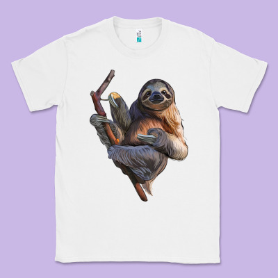 Sloth Classic Tee Designed By Lillyallendesigns