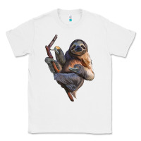 White Sloth Classic Tee - LillyAllenDesigns