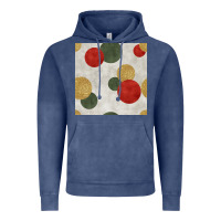 Vintage Denim christmas points seamless pattern Vintage Hoodie - BundleAndBundleShop