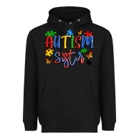 Black autism sister Heavyweight Hoodie - Artiststas