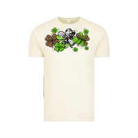 Vintage Arctic Western Cowhide Leopard Glitter Shamrocks Vintage Tee - Jasminsmagicworld