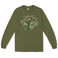 Army Green eagle claws cactus Long Sleeve Tee - LillyAllenDesigns