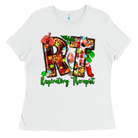 White christmas respiratory therapist Ladies Tee - Zillion Design Studio