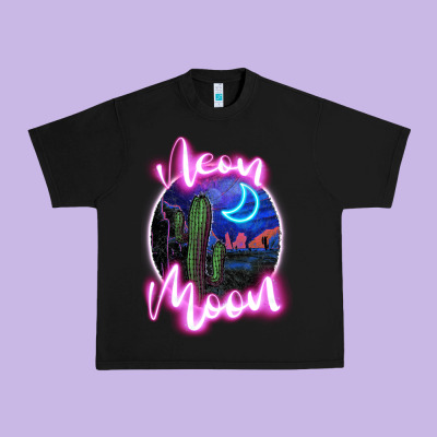 Neon Moon Urban Heavy Tee Designed By Jahusdesignshop
