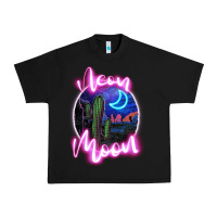 Black neon moon Urban Heavy Tee - JahusDesignShop