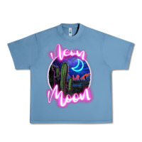 Pebble Blue neon moon Urban Heavy Tee - JahusDesignShop