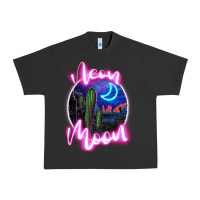 Pigment Black neon moon Urban Heavy Tee - JahusDesignShop