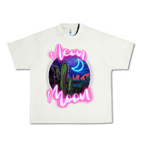 Pistachio neon moon Urban Heavy Tee - JahusDesignShop