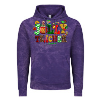 Cloud Purple jolly teacher Vintage Hoodie - AdoDesignShop