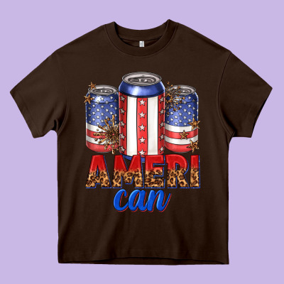 Ameri Can Heavy Core Tee Designed By Texasbilliewilder