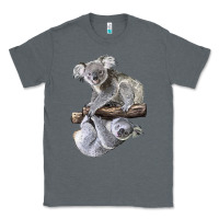 Charcoal Heather Koala Classic Tee - LillyAllenDesigns