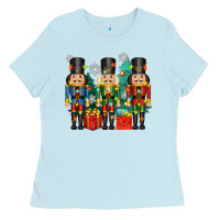 Baby Blue christmas natcrackers Ladies Tee - Zillion Design Studio