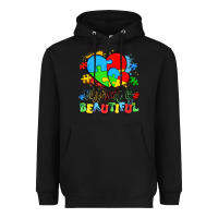 Black different is beautiful Heavyweight Hoodie - Artiststas