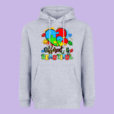 Different Is Beautiful Heavyweight Hoodie Designed By Artiststas