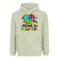 Matcha different is beautiful Heavyweight Hoodie - Artiststas
