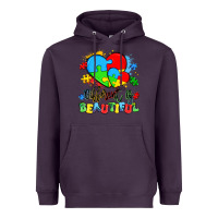 Plum different is beautiful Heavyweight Hoodie - Artiststas