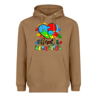 Toasted Coconut different is beautiful Heavyweight Hoodie - Artiststas
