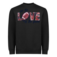 Black football love of the game Heavyweight Sweatshirt - JahusDesignShop