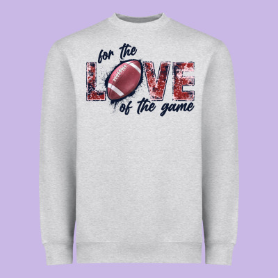 Football Love Of The Game Heavyweight Sweatshirt Designed By Jahusdesignshop