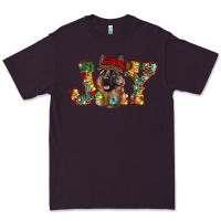 Plum german shepherd christmas joy Premium Tee - RanaPortraitStore