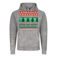 Cloud Rock christmas trees hand drawn seamless pattern Vintage Hoodie - BundleAndBundleShop
