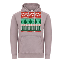 Vintage Zinc christmas trees hand drawn seamless pattern Vintage Hoodie - BundleAndBundleShop