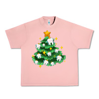 Salmon Christmas tree with teeth Urban Heavy Tee - AdoDesignShop