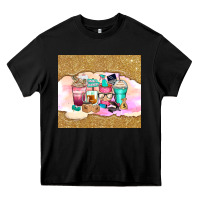 Black small business coffee cups Heavy Core Tee - Zillion Design Studio