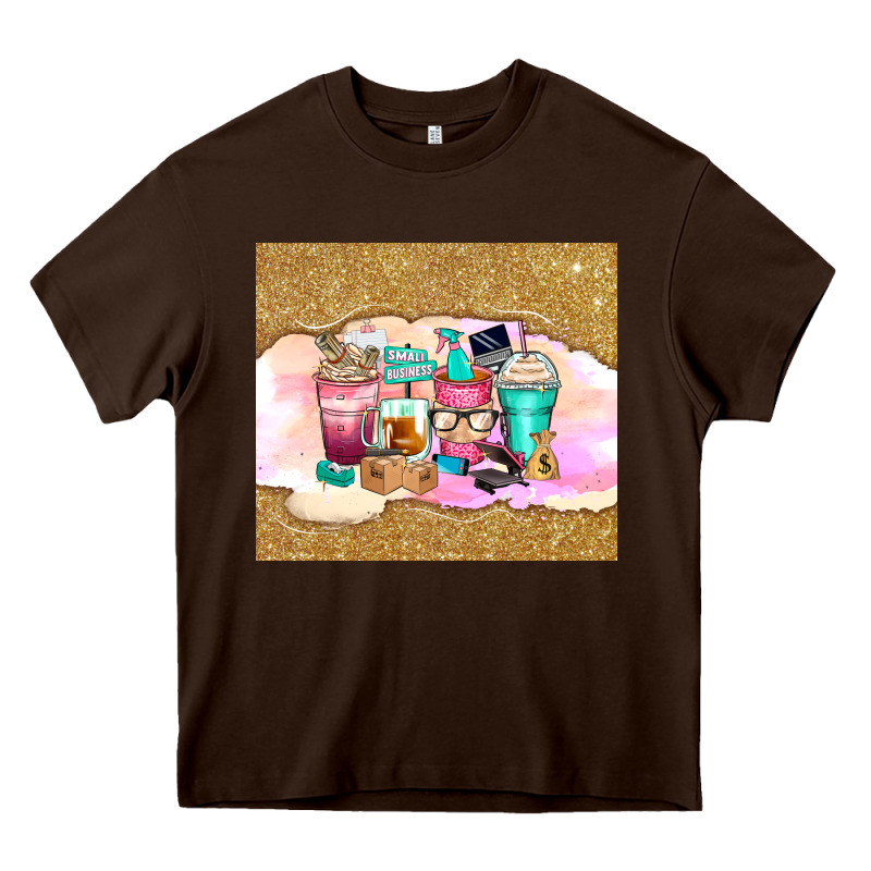 Small Business Coffee Cups Heavy Core Tee by Zillion Design Studio | Teevron