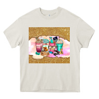 Cream small business coffee cups Heavy Core Tee - Zillion Design Studio