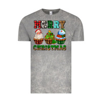 Cloud Rock merry christmas with cupcakes Vintage Tee - AdoDesignShop
