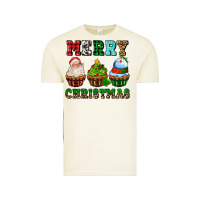 Vintage Arctic merry christmas with cupcakes Vintage Tee - AdoDesignShop