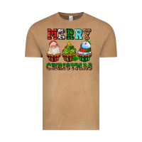 Vintage Camel merry christmas with cupcakes Vintage Tee - AdoDesignShop