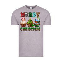 Vintage Zinc merry christmas with cupcakes Vintage Tee - AdoDesignShop