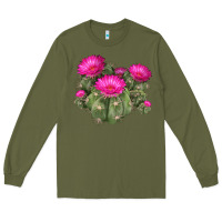 Army Green eagle claws cacti Long Sleeve Tee - LillyAllenDesigns
