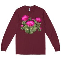Burgundy eagle claws cacti Long Sleeve Tee - LillyAllenDesigns