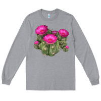 Heather Grey eagle claws cacti Long Sleeve Tee - LillyAllenDesigns