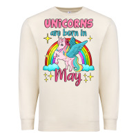 Sandshell unicorns are born in may Premium Sweatshirt - Jasminsmagicworld