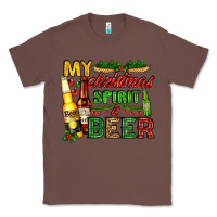 Chestnut my christmas spirit is beer with beer bottles Classic Tee - AdoDesignShop